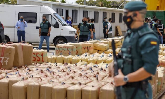 Récord de incautación de hachís en Huelva con 15 toneladas