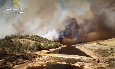 La Guardia Civil investiga a dos personas por el incendio forestal de Villarrasa