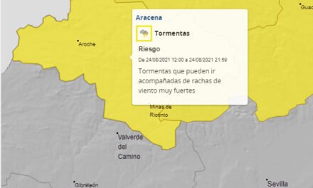 Tormentas y fuertes vientos en la Cuenca Minera este martes