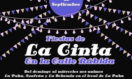 La calle Rábida no deja a Huelva sin Fiestas de la Cinta