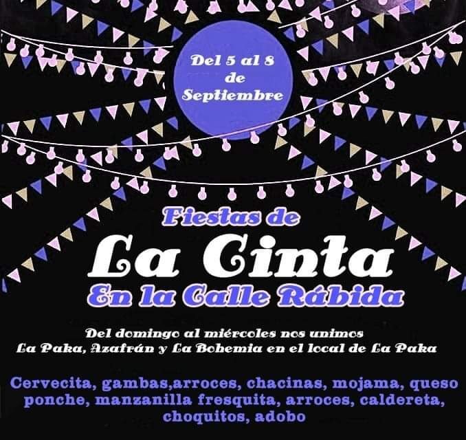 La calle Rábida no deja a Huelva sin Fiestas de la Cinta