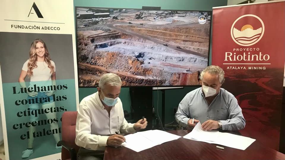 Atalaya Mining se suma al programa ‘Empleo para todos’ de la Fundación Adecco