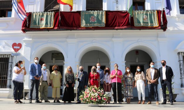 Cartaya realiza la ofrenda a su patrona