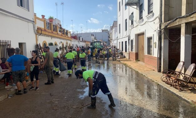 Más de 630 efectivos participan en el operativo de emergencia tras las inundaciones en Huelva