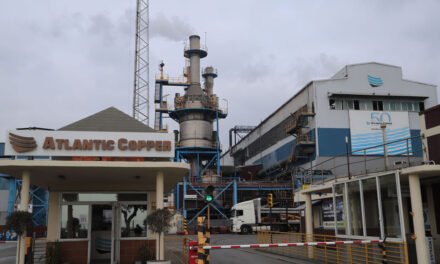 Declarado un incendio en las instalaciones de Atlantic Copper