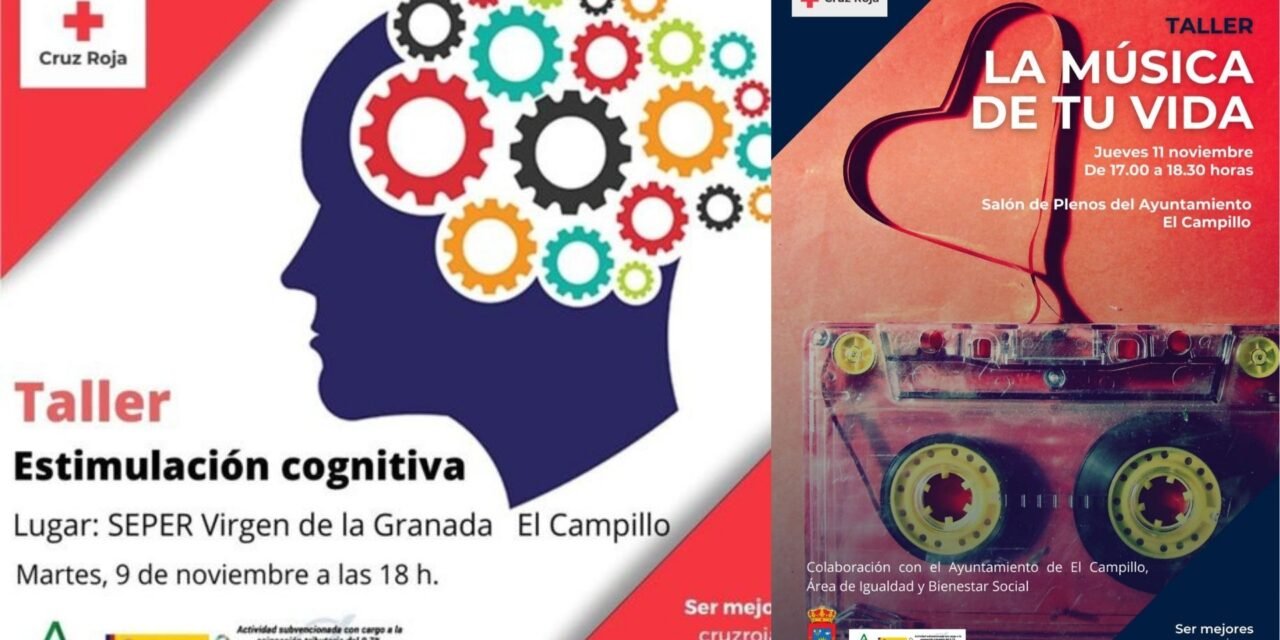 Cruz Roja organiza dos talleres en El Campillo la próxima semana