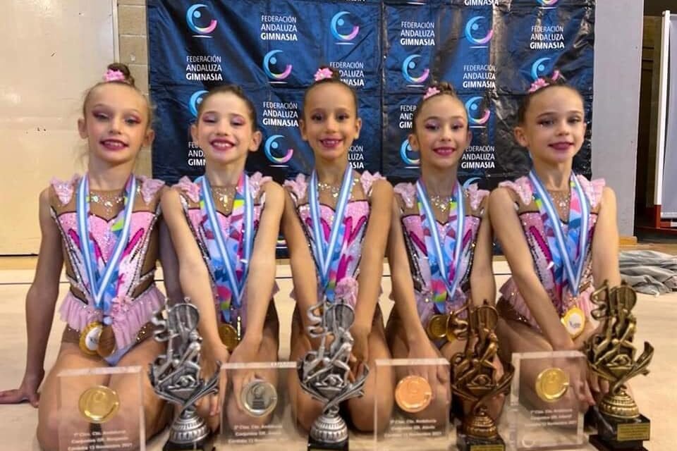 Inés Martín y Daniela Fernández se proclaman campeonas de Andalucía de gimnasia rítmica