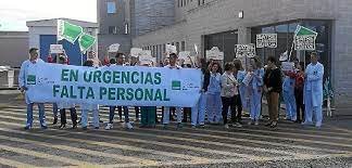 Satse y FTPS protestan en Riotinto por los recortes de personal sanitario