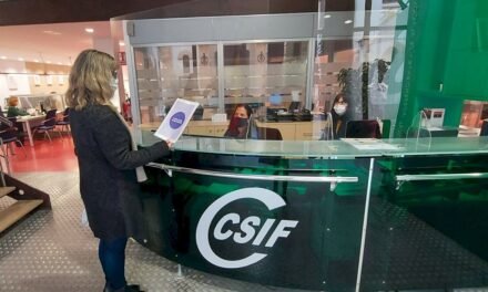 CSIF habilita un ‘punto violeta’ en su sede contra la violencia de género