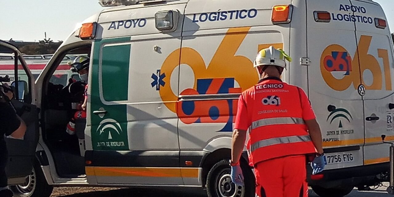 Tres personas fallecidas tras la salida de vía de un vehículo en Puebla de Guzmán