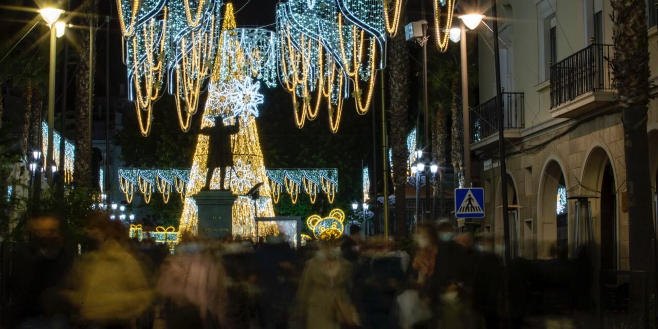 Huelva, la capital española que más gasta por habitante en alumbrado navideño