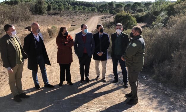 Crespo anuncia una inversión de 2,3 millones en caminos forestales de Huelva