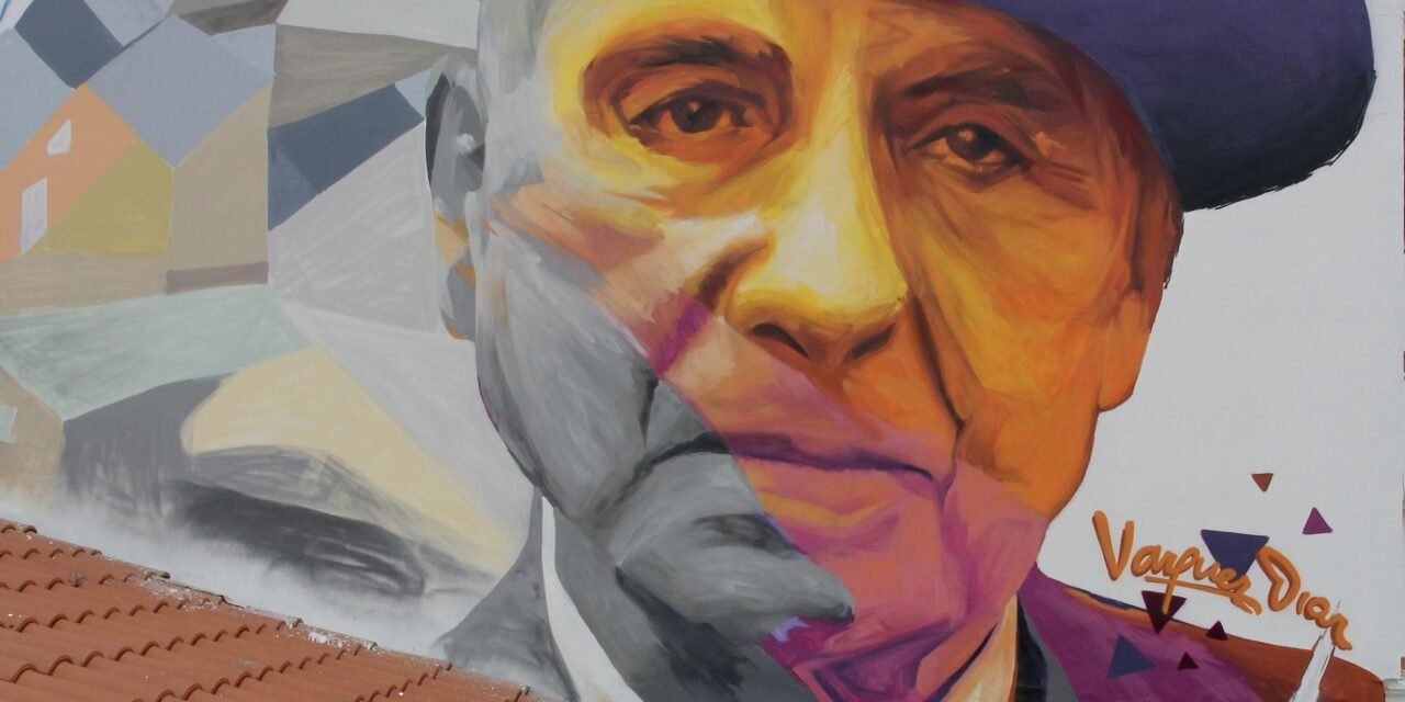 Un gran mural de Konestilo rendirá homenaje a Vázquez Díaz junto al Museo de Nerva
