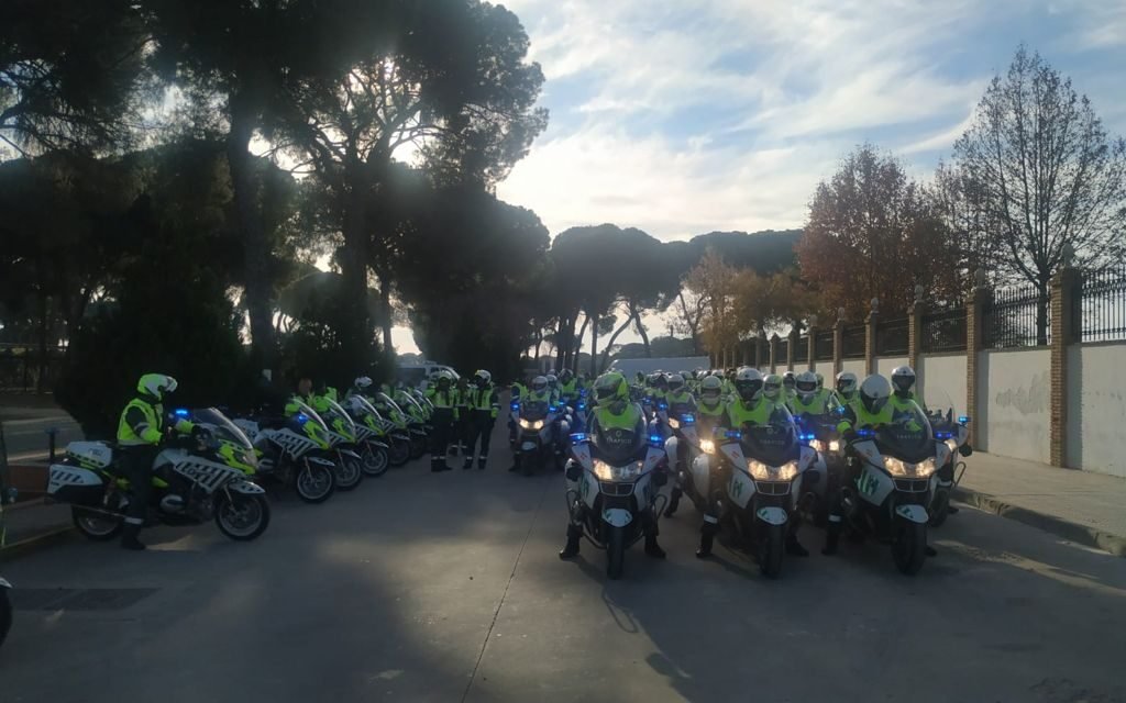 La escuela de tráfico de la Guardia Civil recorre la provincia de Huelva