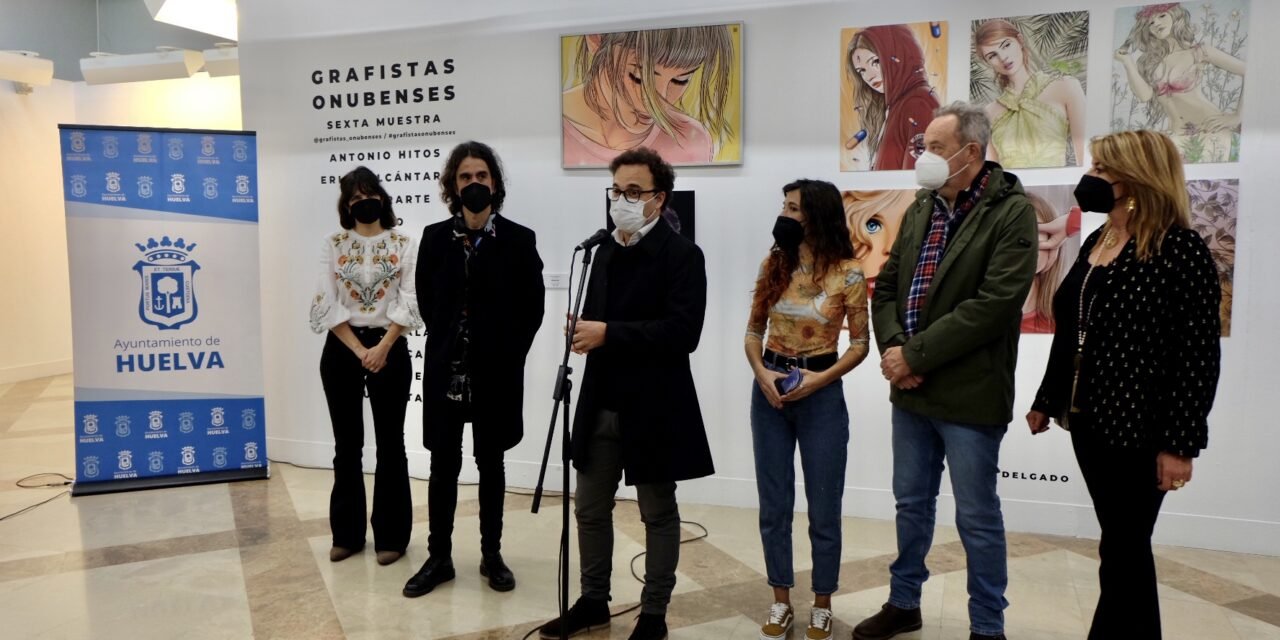 Los grafistas onubenses muestran su talento en la Casa Colón