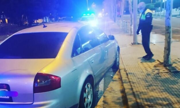 Detenido un conductor ebrio tras una persecución en Huelva capital