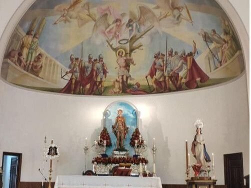 Presentan la restauración del retablo para la parroquia de San Sebastián de Huelva