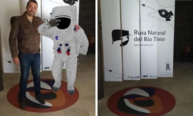 Un astronauta virtual para fotografiarse en El Campillo