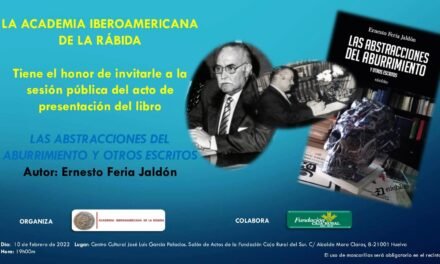 Sale a la luz una obra inédita del filósofo onubense Ernesto Feria Jaldón