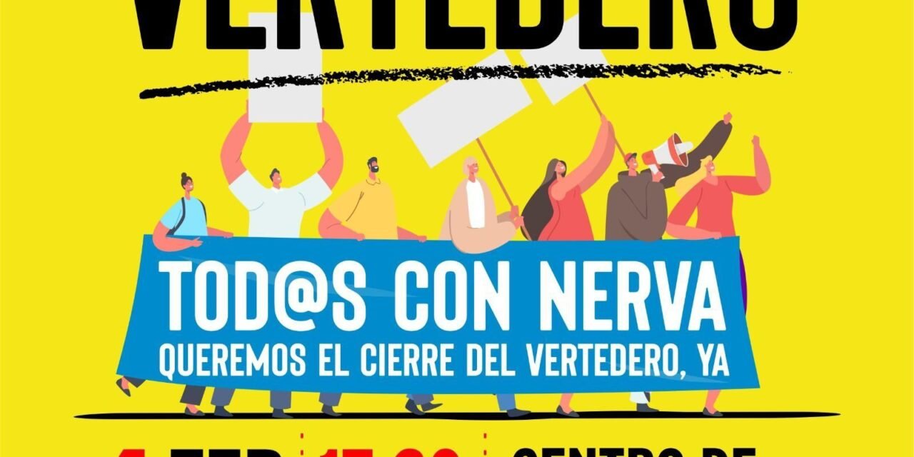 Convocan una marcha hasta el vertedero de Nerva para pedir el cierre inmediato de la instalación