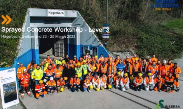 Un equipo de Insersa viaja a Zurich para formar a trabajadores en la proyección de hormigón