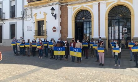 Valverde del Camino muestra su apoyo a los ucranianos
