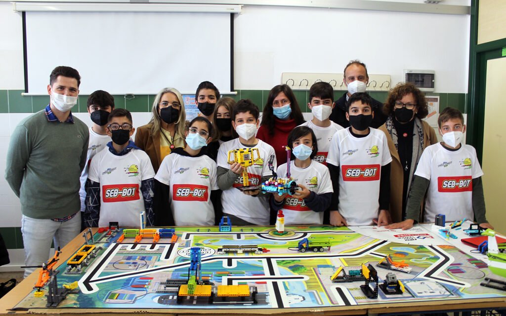 Un equipo infantil de Cartaya llega a la la final nacional de la First Lego League