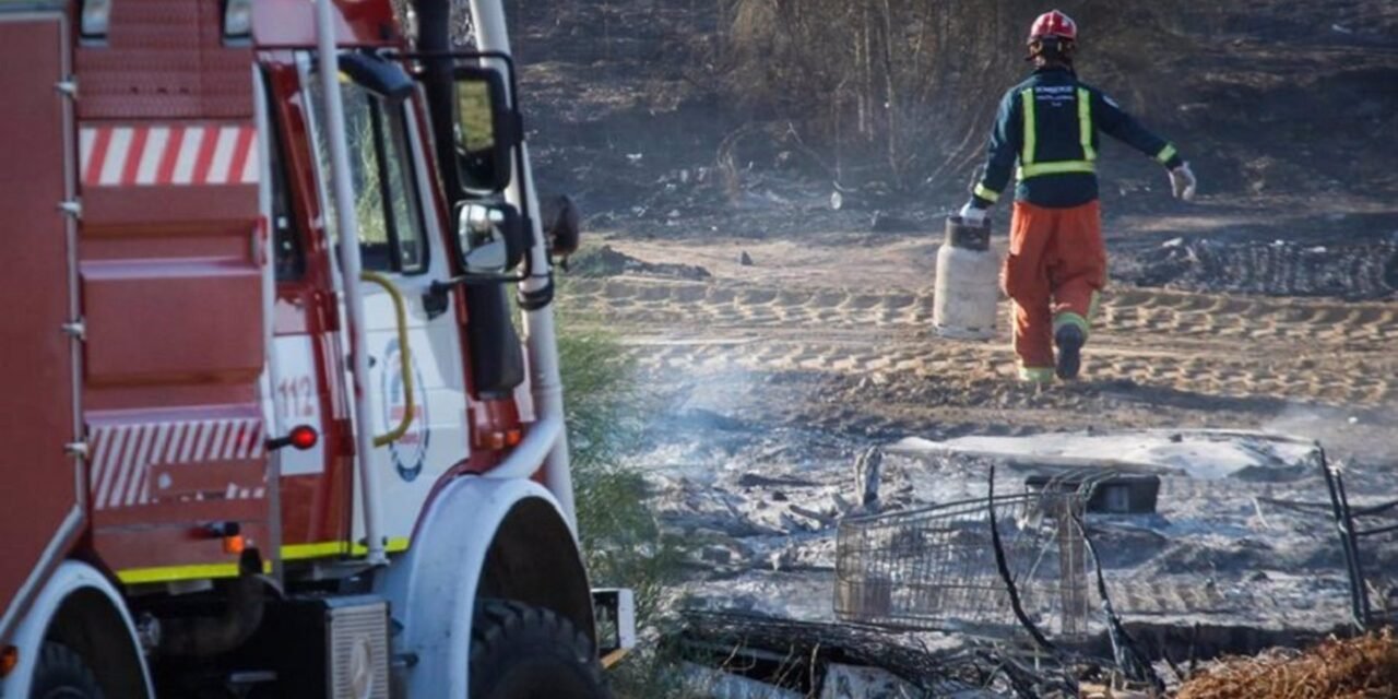 La Guardia Civil cree que el incendio de la chabola en la que murió una persona fue accidental