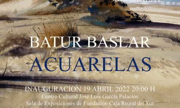 Batur Baslar expone sus acuarelas en la Fundación Caja Rural