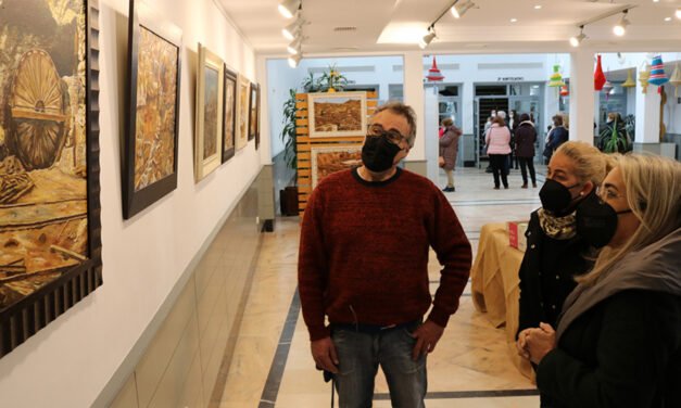 Manuel Remesal expone los paisajes mineros de Riotinto en el centro cultural de Cartaya