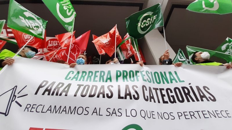 CSIF celebra el desbloqueo de la carrera profesional de todas las categorías del SAS