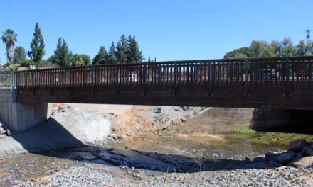 Cartaya culmina la reparación del puente del carril multifuncional junto a la Pradera de San Isidro