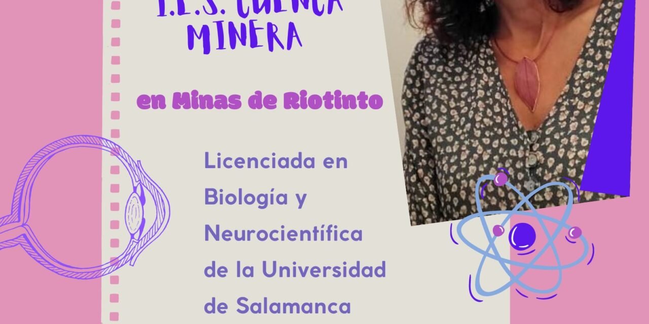 La bióloga riotinteña Conchi Lillo visitará el próximo lunes el IES Cuenca Minera