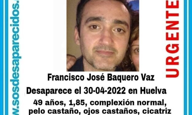 Hallan el cuerpo sin vida de un hombre desaparecido en Huelva el 30 de abril