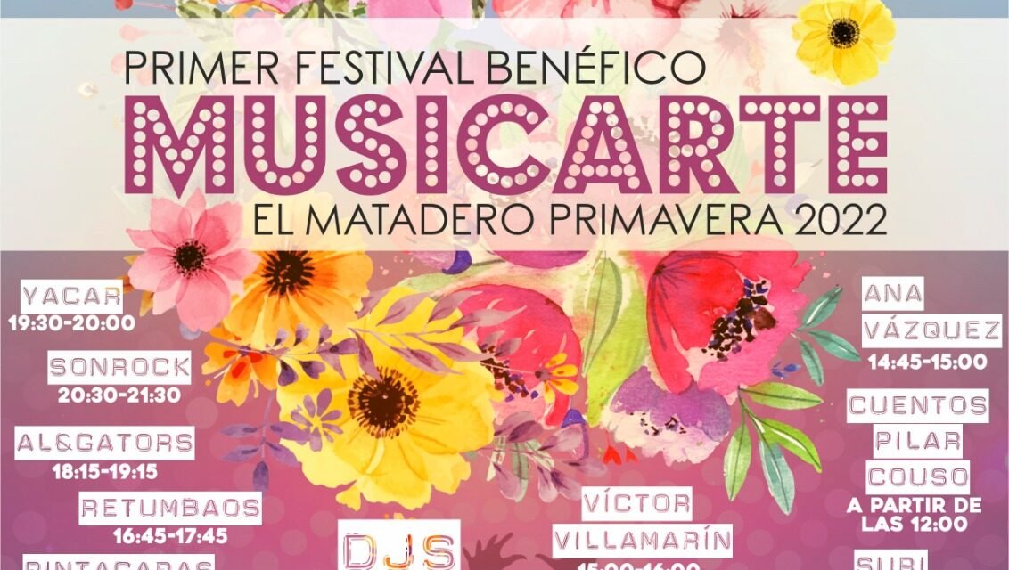 El Matadero acoge este sábado el festival ‘Musicarte’ a beneficio del comedor social del barrio