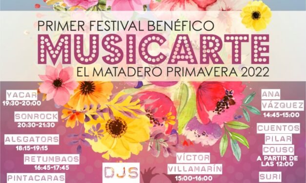 El Matadero acoge este sábado el festival ‘Musicarte’ a beneficio del comedor social del barrio