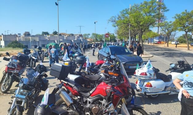 La Ruta Moto-Solidaria de CSIF consigue recaudar 1.000 kilos de alimentos