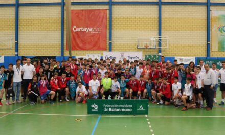 Más de 200 deportistas participan en Cartaya en el Campeonato de Andalucía de Balonmano Infantil