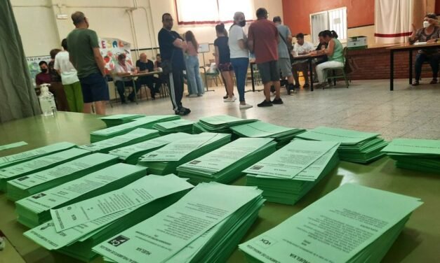 Huelva es la provincia menos movilizada en el voto donde la participación cae casi tres puntos