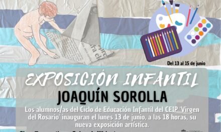 Los niños del Virgen del Rosario inauguran el lunes una exposición sobre Joaquín Sorolla