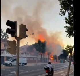 Hospitalizado un Guardia Civil de Punta Umbría tras ayudar en el incendio de una vivienda