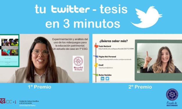 Rocío Jiménez Palacios logra el primer premio del ‘Twitter-tesis en tres minutos’