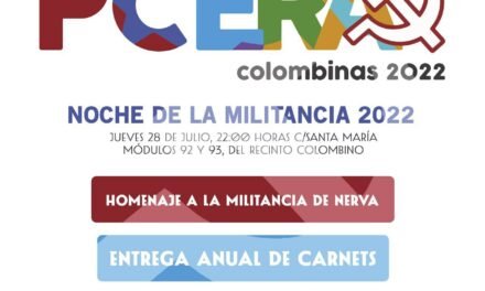 El Partido Comunista homenajea este jueves a la militancia de Nerva en las Colombinas