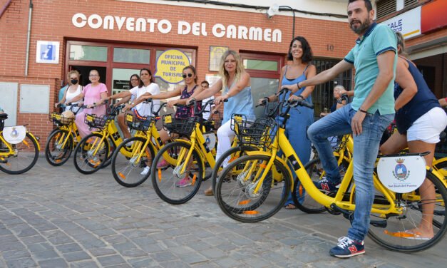 San Juan promueve un nuevo servicio gratuito para el uso de 20 bicicletas urbanas