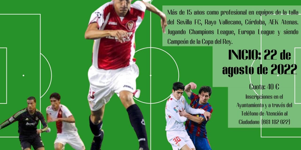 El I Campus de fútbol José Carlos, dará comienzo el 22 de agosto en Riotinto