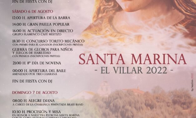 El Villar celebra esta semana las fiestas de Santa Marina