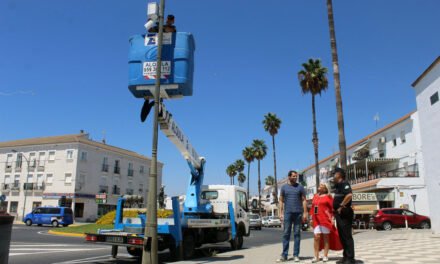 El Ayuntamiento de Cartaya instala cámaras de vigilancia en varias calles del municipio