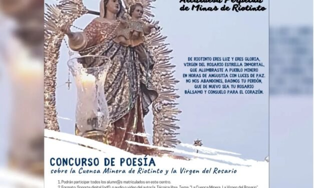 El IES Cuenca Minera organiza un concurso de poesías a la Virgen del Rosario