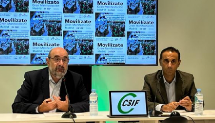 CSIF llama a la participación en la gran movilización contra el “empobrecimiento social”