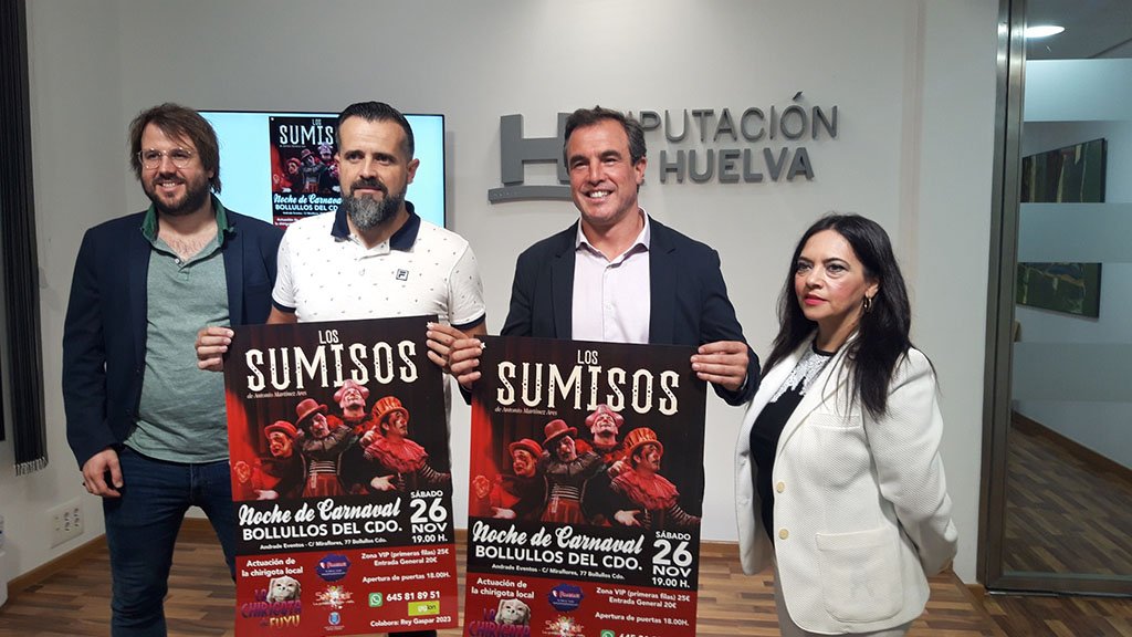 ‘Los Sumisos’ de Martínez Ares actúan el 26 de noviembre en Bollullos
